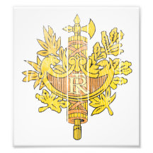 France Coat Of Arms Photograph