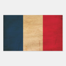 France Flag Rectangle Sticker