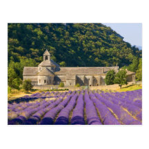 France, Gordes. Cistercian monastery of Postcard
