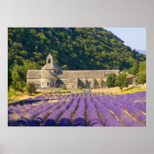 France, Gordes. Cistercian monastery of Print