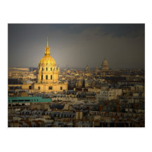 France, Paris. Les Invalides seen from the Postcards