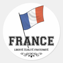 France Sticker Autocollant