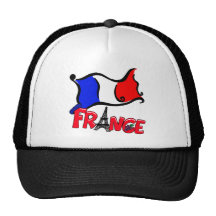 France with Flag Products Trucker Hats