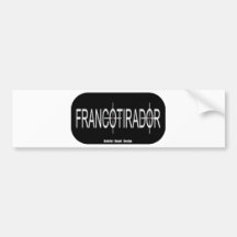 Francotirador Bumper Stickers