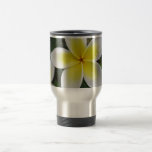 Frangipani And Raindrops Travel mug