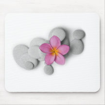 Frangipani Calm Mouse Pad