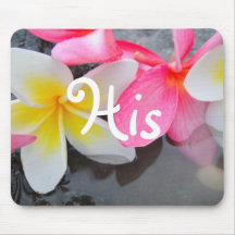 Frangipani Fever Mouse Pads