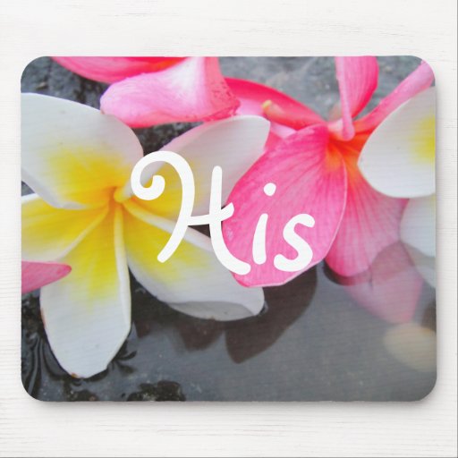 Frangipani Fever Mouse Pads