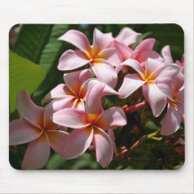 Frangipani flower mousemat