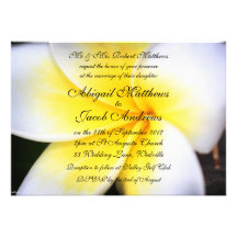 Frangipani - Wedding Invitation