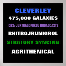 Frank Chu 475,000 GALAXIES Poster