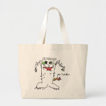 FrankEinstein Cartoon Monster Tote Bag