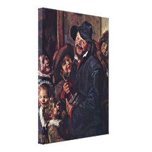 Franken Fran - Rommelpot Player Canvas Print