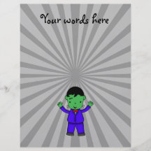 Frankenstein boy full color flyer