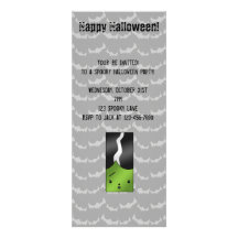 Frankenstein girl Halloween invitation