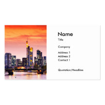 Frankfurt am Main 002A Business Cards
