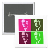 Franklin D. Roosevelt Pinback Buttons