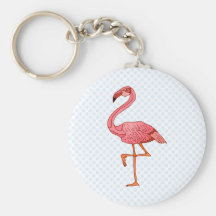 Franklin Flamingo Keychain