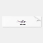 Franklin Virginia City Classic Bumper Stickers
