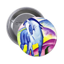 Franz Marc - Blue Horse I Pinback Button