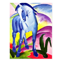 Franz Marc - Blue Horse I Postcard