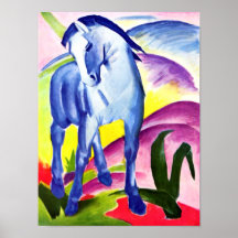 Franz Marc - Blue Horse I Posters