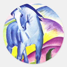 Franz Marc - Blue Horse I Stickers