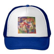 Franz Marc - Elefant, Pferd, Rind, Winter Mesh Hats