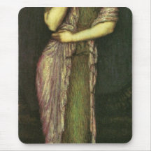Franz von Stuck - The beautiful Helena Mouse Pad