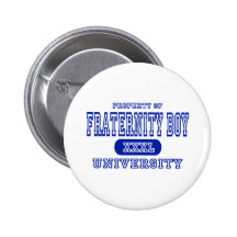 Fraternity Boy University Pinback Button