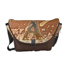 FRAZZLE MONOGRAM A COURIER BAGS