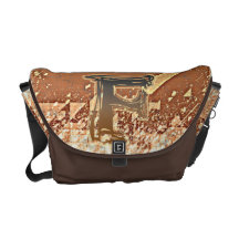 FRAZZLE MONOGRAM F COURIER BAG