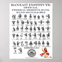 FRB Hand Signals for the Superdole Print