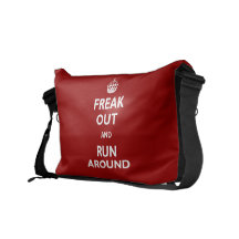 Freak Out and Run Around Commuter Bag