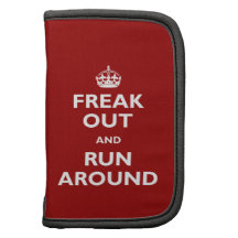 Freak Out and Run Around Folio Planner