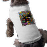 Freckles in Butterflies - Tuxedo Kitty Doggie Tee Shirt