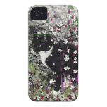 Freckles in Flowers I - Tux Kitty Cat Case-Mate iPhone 4 Case
