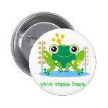 fred the froggy button