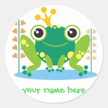 fred the froggy custom stickers