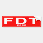Fred Thompson Red 2008 Bumper Sticker