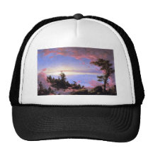 Frederic Edwin Church - Above the clouds at sunris Hats