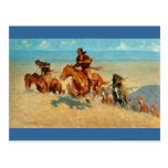 Frederic Remington's The Buffalo Runners (1909) Postcards