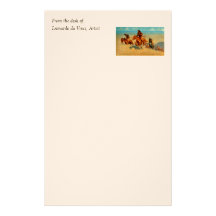 Frederic Remington's The Buffalo Runners (1909) Stationery