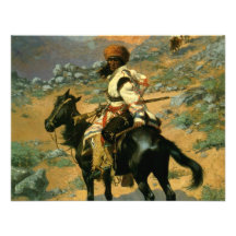 Frederic Remington's The Indian Trapper (1889) Custom Invitation