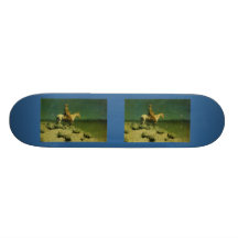 Frederic Remington's The Night Herder (circa 1908) Skateboards