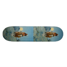 Frederic Remington's The Outlier 1909 Skate Board
