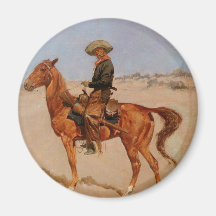 Frederic Remington's The Puncher (1895) Magnets