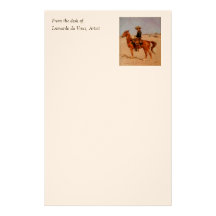 Frederic Remington's The Puncher (1895) Stationery