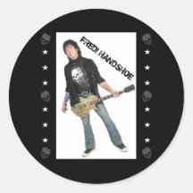 Fredi Handshoe Stars and Skulls Sticker