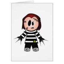FREDWARD THE CUTE BUT SPOOKY FREAKY KID GREETING CARDS